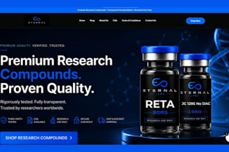 build peptide website research peptide peptide store woocommerce peptide site