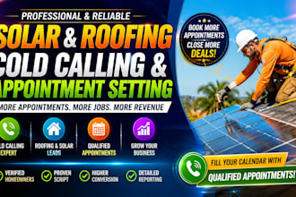 do cold calling and appointment setting for roofing companies