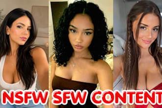 create realistic ai model influencer sfw nsfw for fanvue
