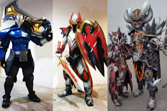 do wearable armor cosplay creation anime cosplay commission halloween mask model