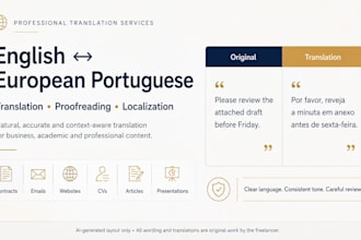 translate english into natural european portuguese