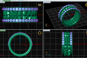 design iced out pendant cad and custom jewelry