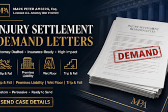 draft a strong trip and fall injury compensation letter
