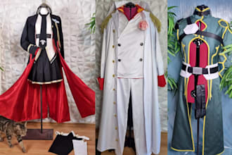 sew custom cosplay costume fabric sewing anime costume outfit commission dress