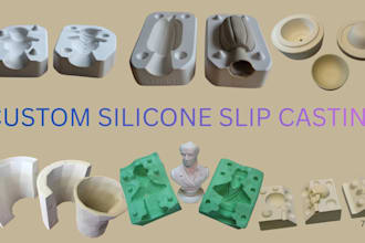 design slip casting mold ceramics mold pottery mold plaster clay print ready stl