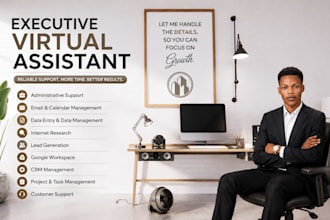 be your executive virtual assistance for reliable administrative support