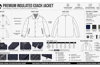 design fashion apparel clothing tech pack design factory ready garment tech pack