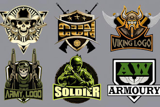 design vintage, patch, military tactical, and badge logo