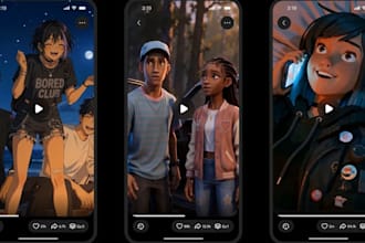 develop saas ai animation, ai video series, ai story video generator website