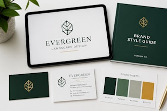 design a complete brand identity package