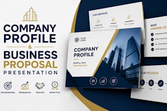 design company profile and business proposal presentation for businesses