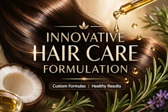 formulate innovative and effective hair care products for your brand