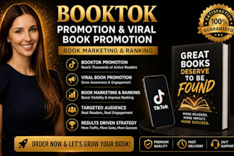 do booktok promotion viral book promotion and book marketing ranking