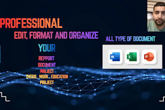edit, format, and organize your thesis, fyp, report, or professional document