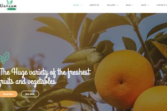 design wix farm stand website farm store organic produce ordering website