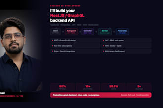 develop scalable nestjs graphql apis for your backend