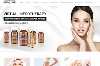 skin care website cosmetics website skin care shopify store