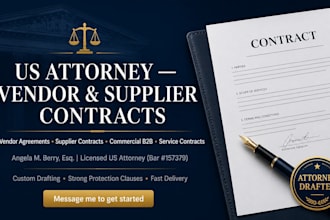 draft a comprehensive vendor service contract to protect you