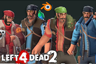 port, edit, rig or create sfm model gmod playermodel l4d2 cs2 port 3d character