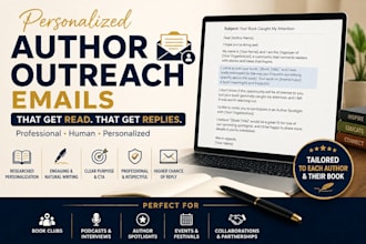 cerate author spotlight invitations for you