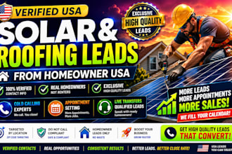generate solar roofing leads solar appointment landing page solar panel funnel