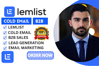 setup lemlist cold email outreach lemlist cold email campaign b2b leadgeneration