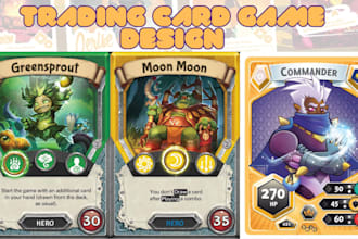 trading card game design card game art playing card game board game illustration