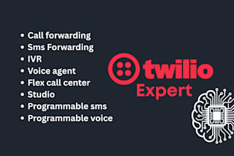 integrate twilio API for SMS, voice, IVR and a2p 10dlc setup