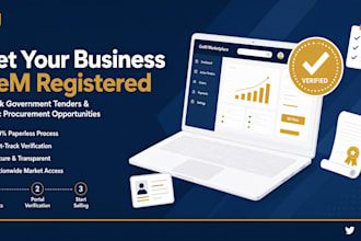 register your business on gem portal and set up your seller product listings