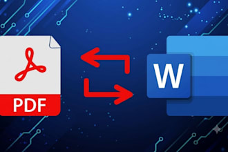 convert PDF, notes to word format or any other typing job