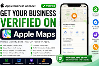 create verified apple map location listing apple business connect for local seo