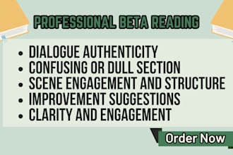 beta read your litrpg, gamelit, or progression fantasy novel