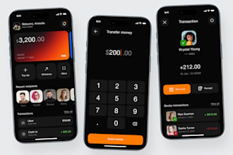 develop fintech app, neobank app, payment app, digital wallet app, banking app