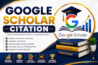 do google scholar citations, journal citations and article publication