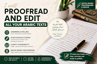 do canva ebook design proofread and edit all your arabic texts