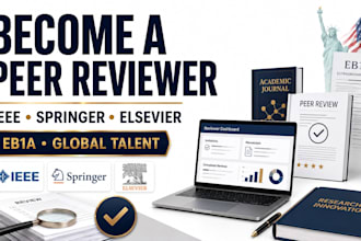 help apply as peer reviewer in ieee springer elsevier  for eb1 eb1a visa
