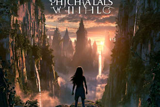 do fantasy book cover design, thriller book cover