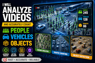 analyze videos and accurately count people vehicles and objects
