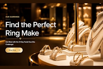 design jewelry shopify store luxury jewelry website online jewelry store