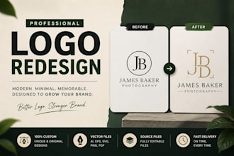 log o replacement, logo redesign, mordernize, update, vectorize brand identity