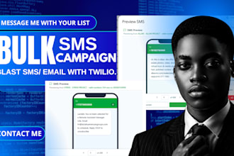 send bulk SMS marketing, text message, email blast, SMS message and bulk SMS