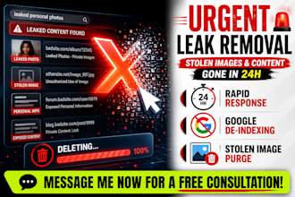 remove leaked content and stolen images under dmca in 24 hours