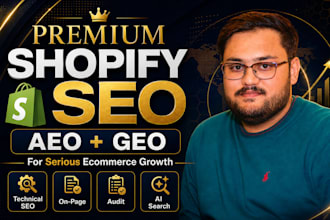do shopify website or store SEO, aeo and GEO optimization