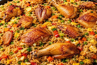 cook delicious jollof rice for your party and event