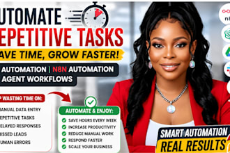 build ai automation, n8n and ai agent workflows to automate repetitive tasks