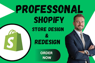 do shopify store design, shopify website, shopify dropshipping website design