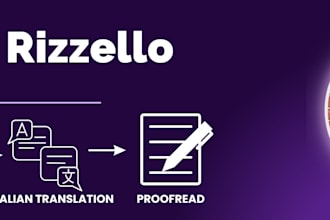 translate english to italian and proofread your text