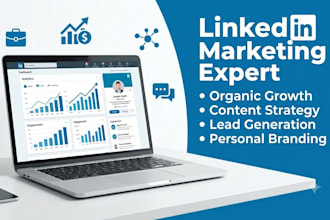 manage linkedin marketing content posts growth outreach and lead generation