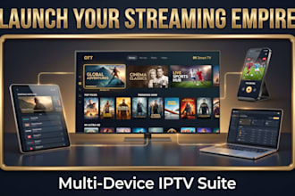 develop a custom iptv app, smart TV app, android TV app and streaming app