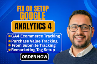 setup and manage google ads PPC campaigns with ga4 ecommerce tracking